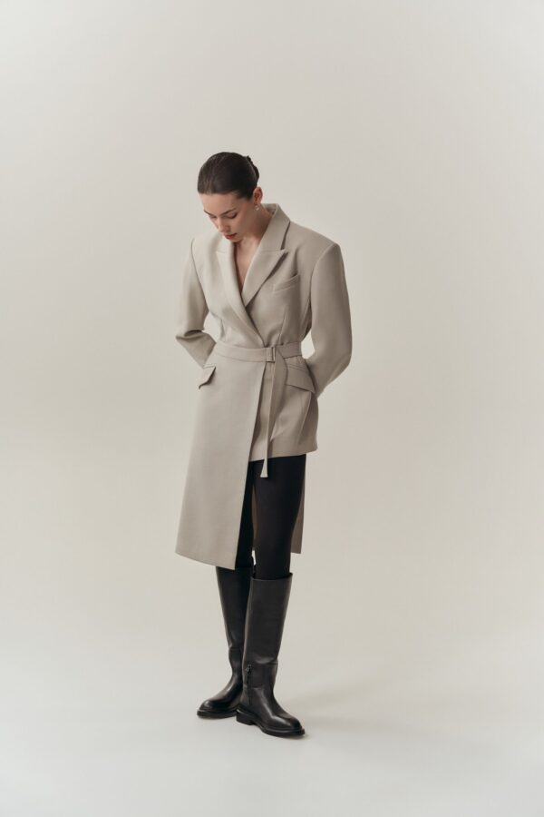 Съемная полуюбка SORASVEN in light grey